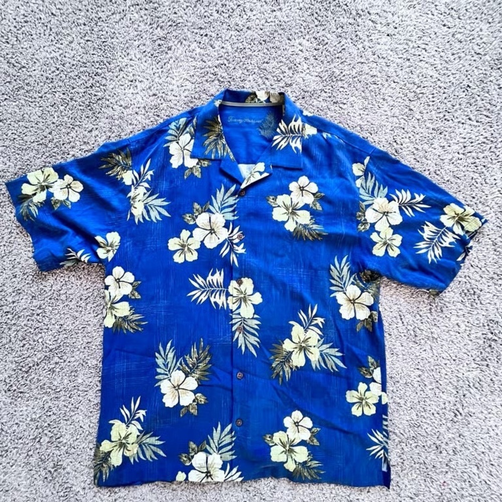 Blue Floral Men's Shirt